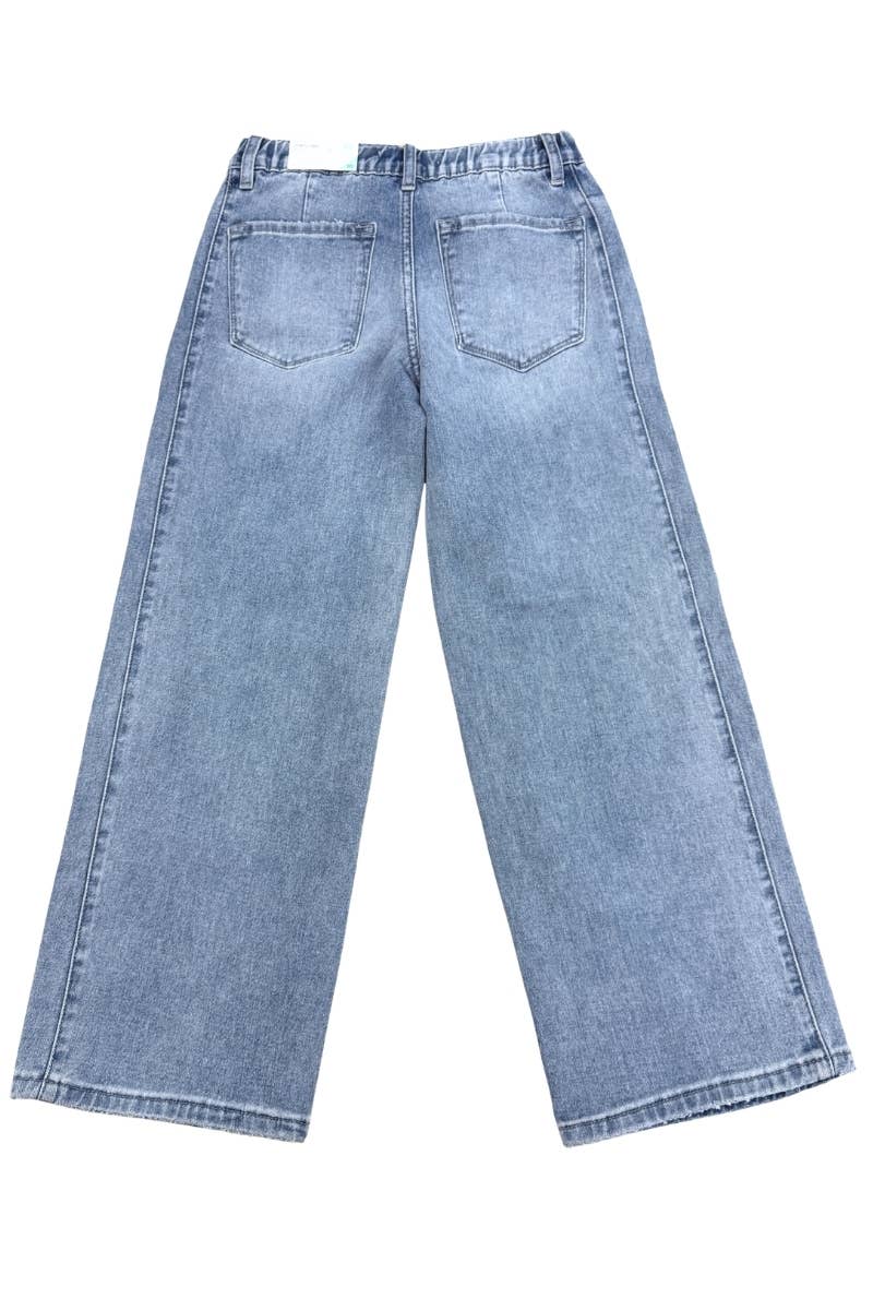 YOUTH LOW SLUNG WIDE-YC1766ML: MEDIUM LIGHT / 12