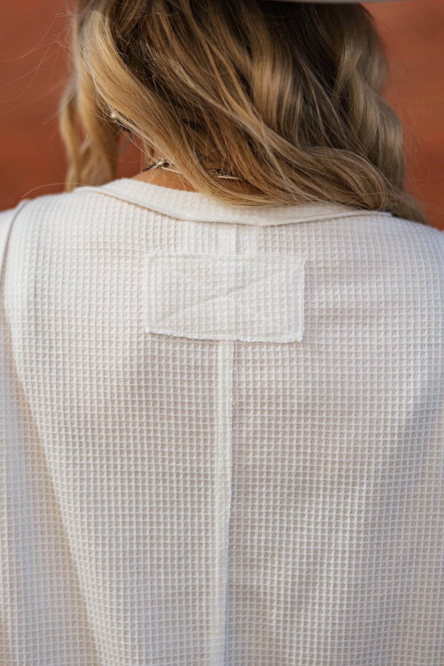 Round Neck Tank Top: Ivory