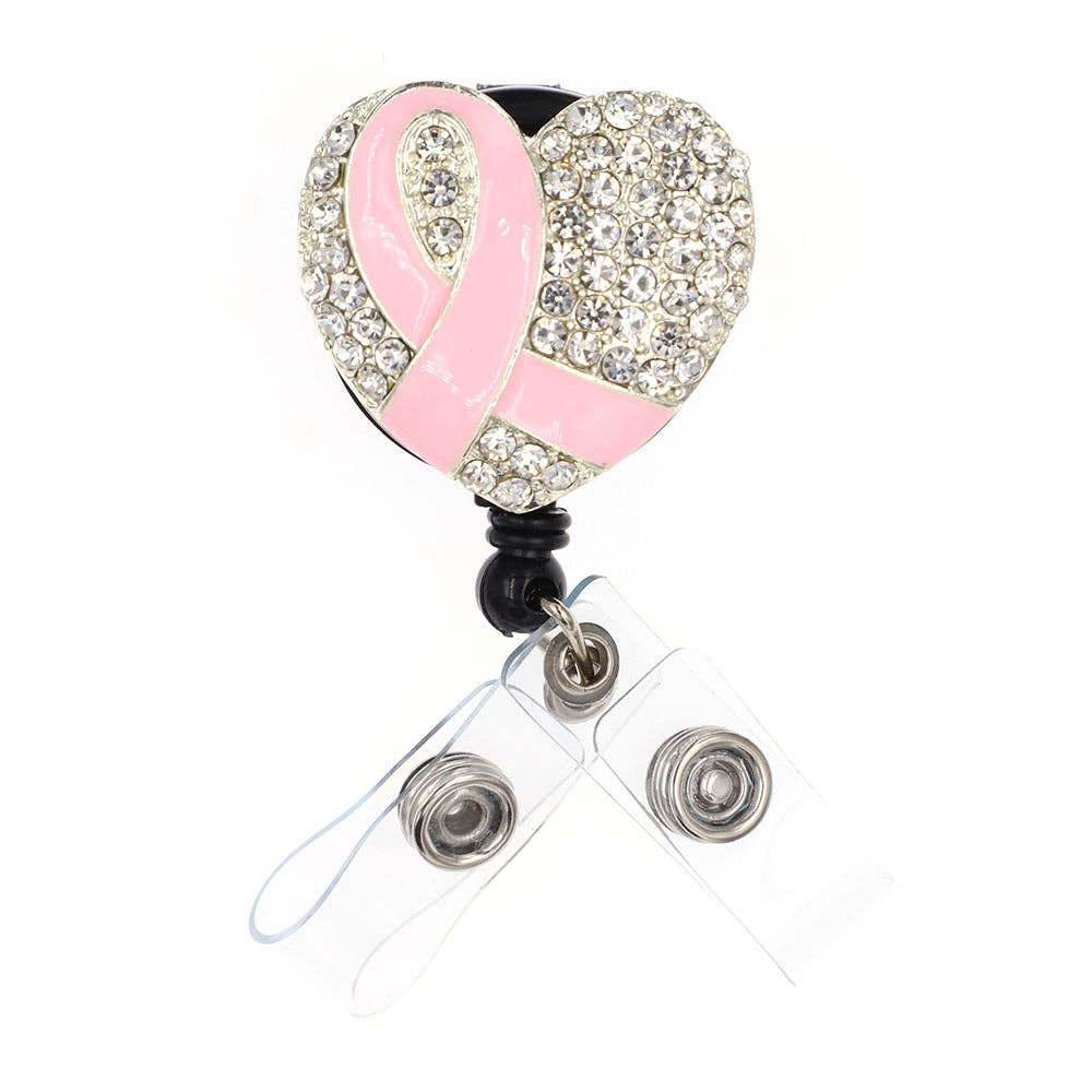 Sparkle & Shine Pink Ribbon Heart