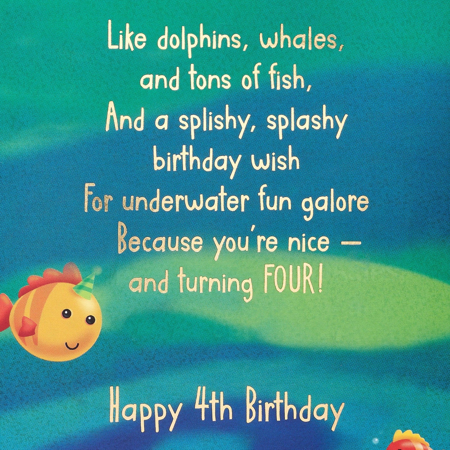 Birthday Age 4