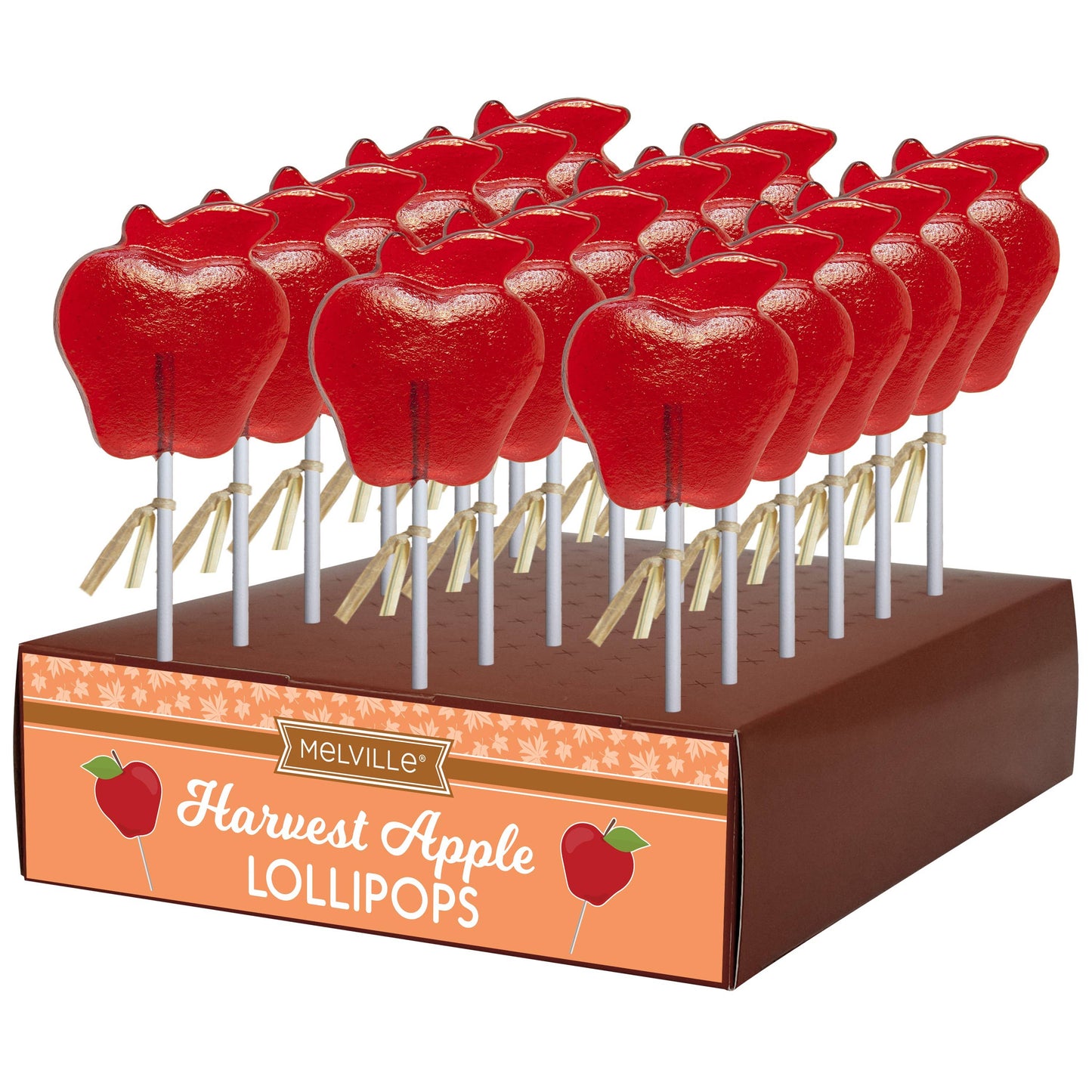 Fall Red Apple Lollipop Display