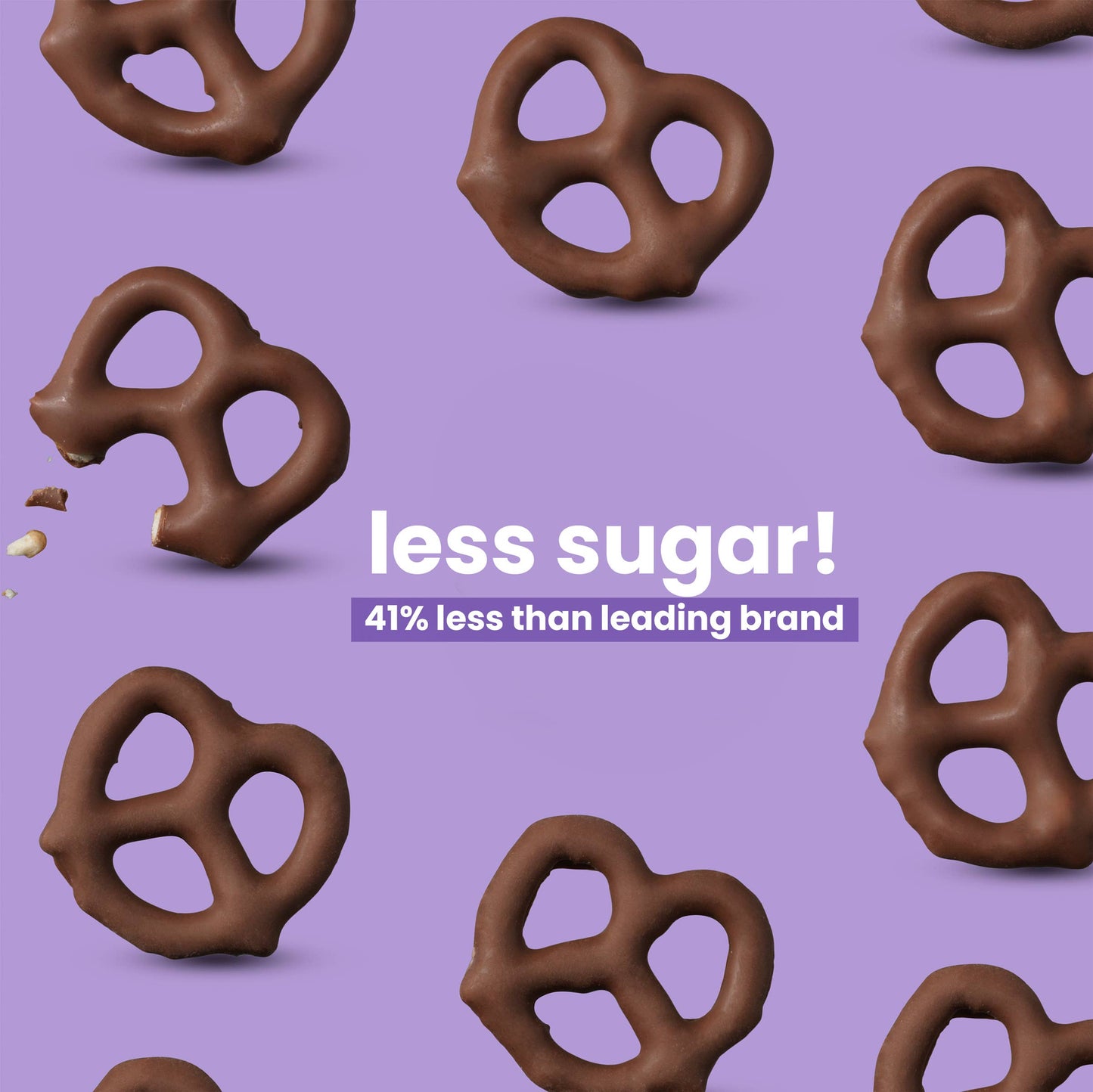 Dark Chocolate Covered Pretzels (6 bags)