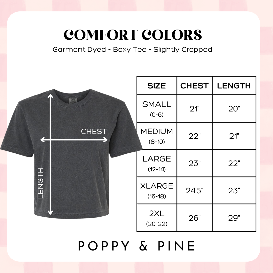 Golf Collage Cropped Tee