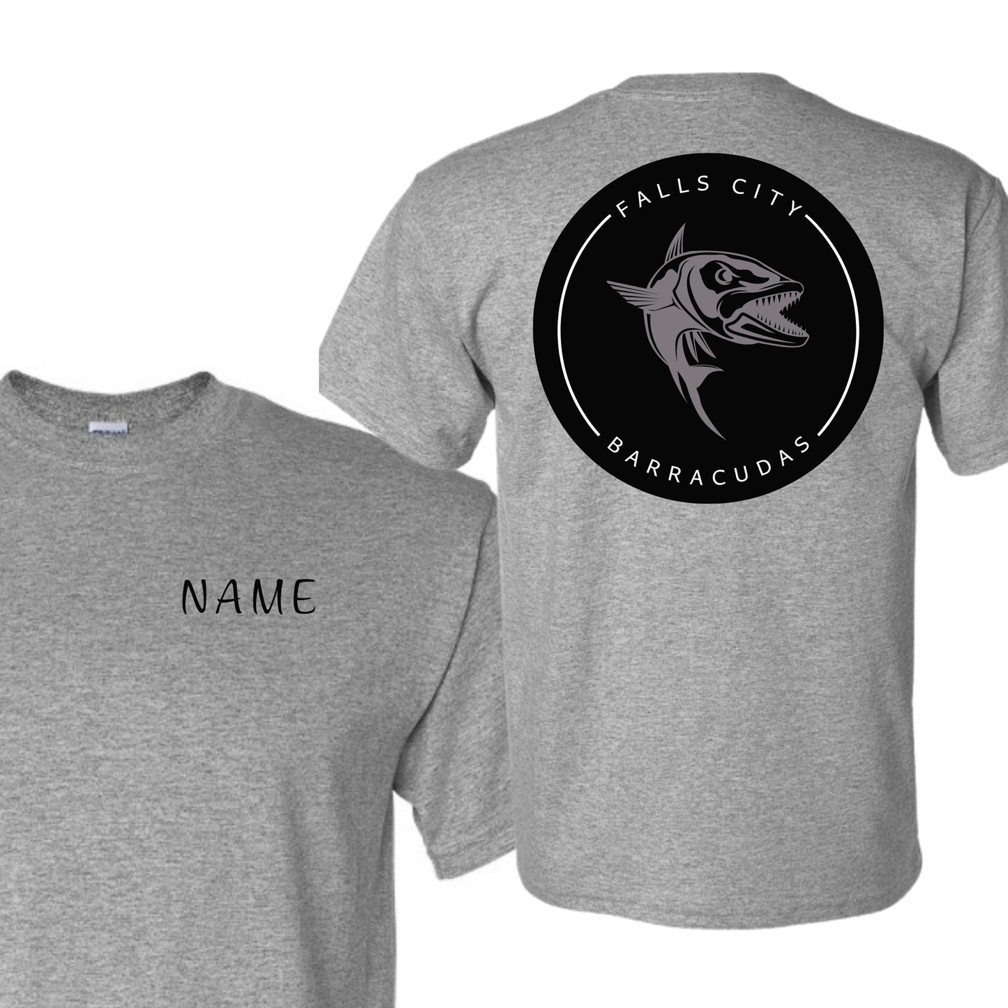 Custom Name Barracudas Tees