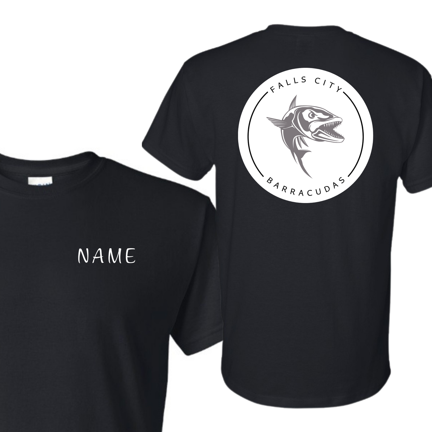 Custom Name Barracudas Tees