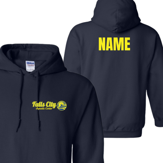Falls City Aquatic Center Hoodies with Personalization