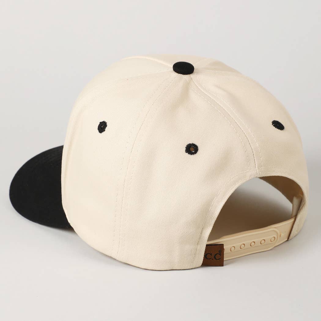MAMA Typographic Design Embroidery Baseball Cap: Beige / ONE SIZE