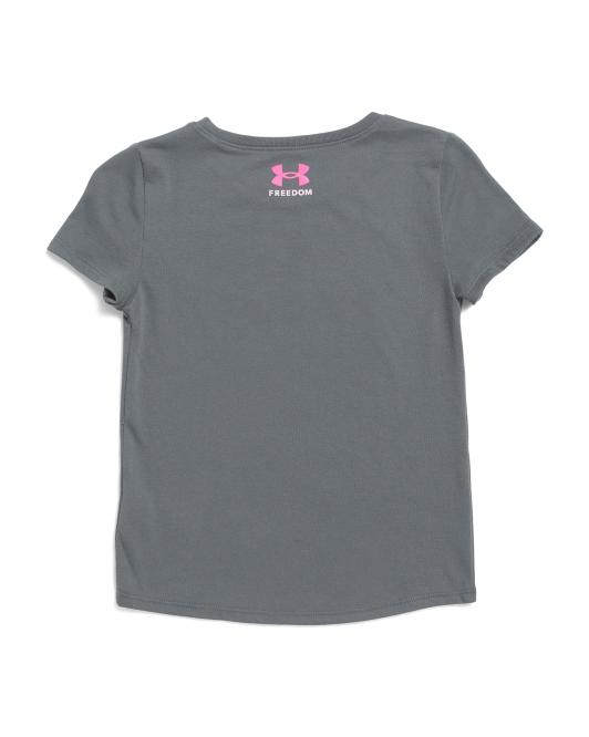 UNDER ARMOUR Little Girls Freedom Tee