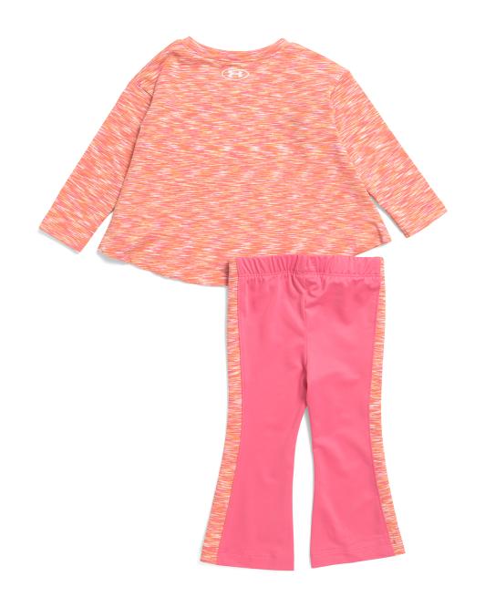 UNDER ARMOUR Infant Girls 2pc Twist Tunic And Flared Pants Set