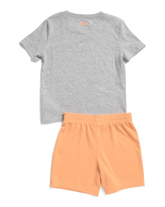 UNDER ARMOUR Toddler Boys 2pc Bait N Tackle Shirt And Shorts Set