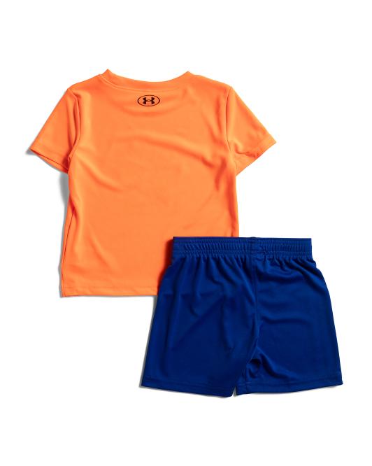 UNDER ARMOUR Toddler Boys Top And Tech Shorts Set
