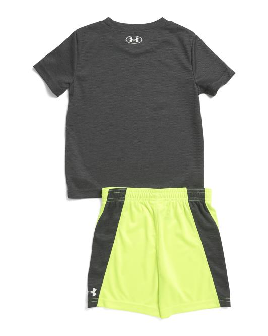 UNDER ARMOUR Toddler Boys 2pc Twist Tee And Shorts Set