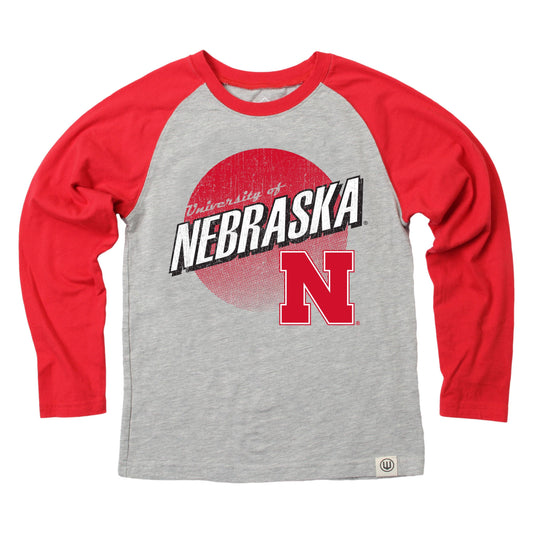 Nebraska Youth Heather Raglan