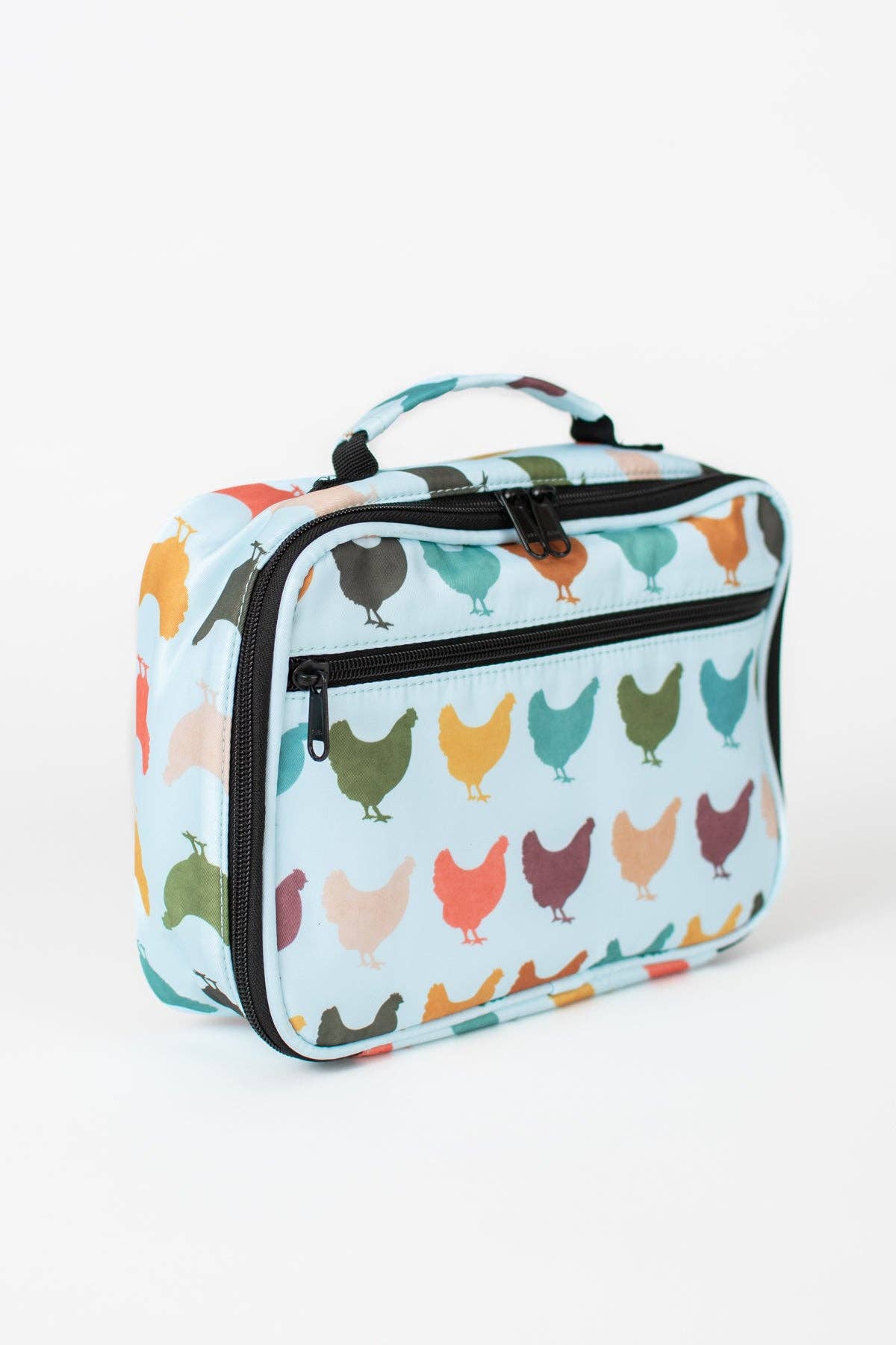 Colorful Chickens Lunch Bag