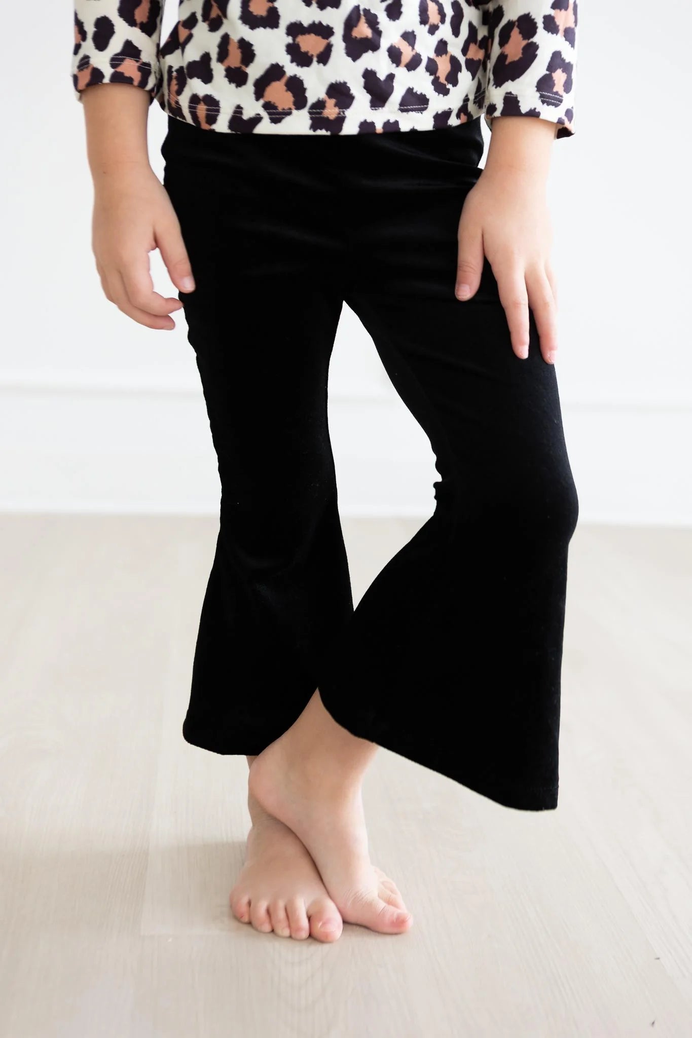 Black Ribbed Velvet Bells