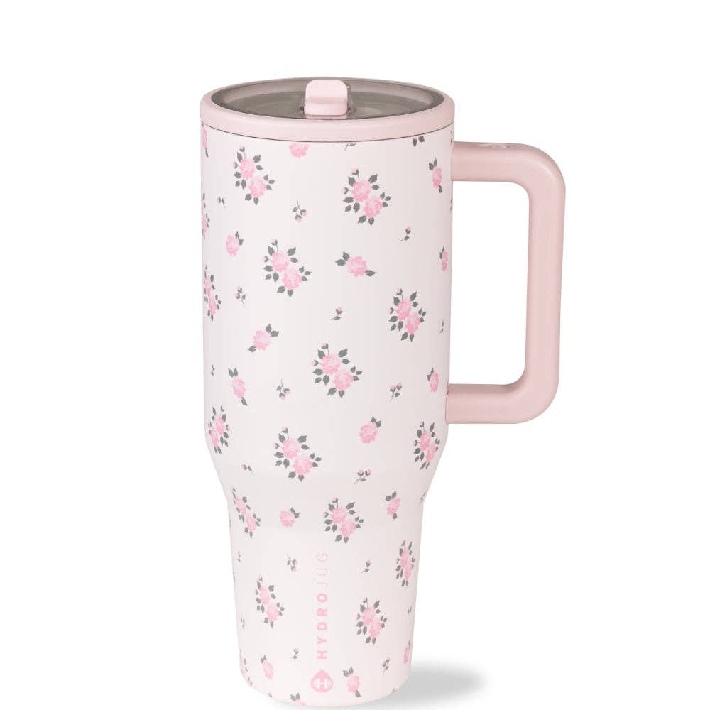 Wildrose HydroJug 32 oz Traveler Tumbler: Wildrose