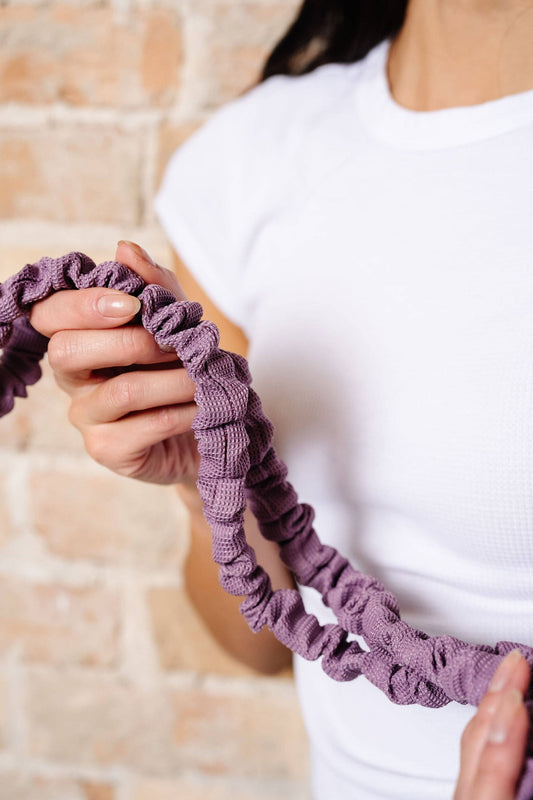 Chunky Purple Lanyard: Dark Purple