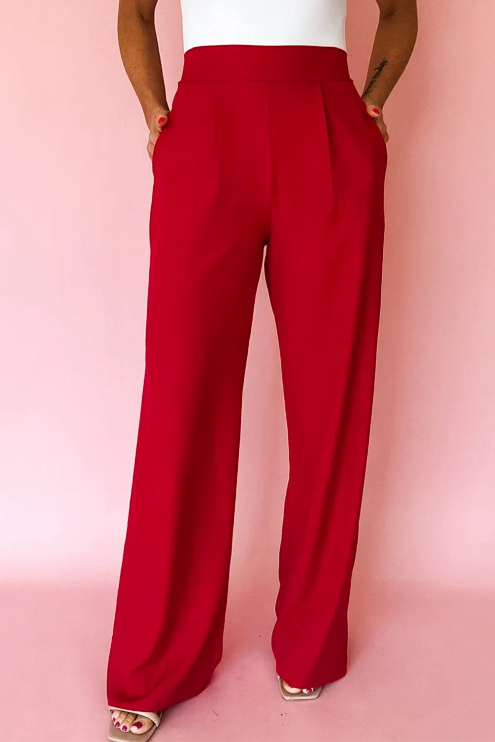 Pleated Loose Pants