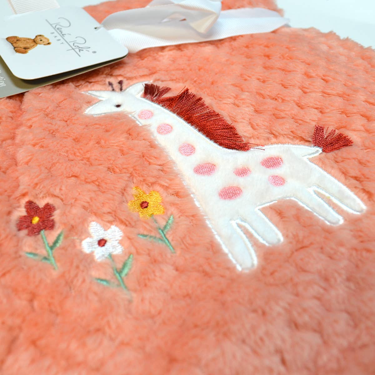 René Rofé® Super Soft Popcorn Plush Baby Blanket
