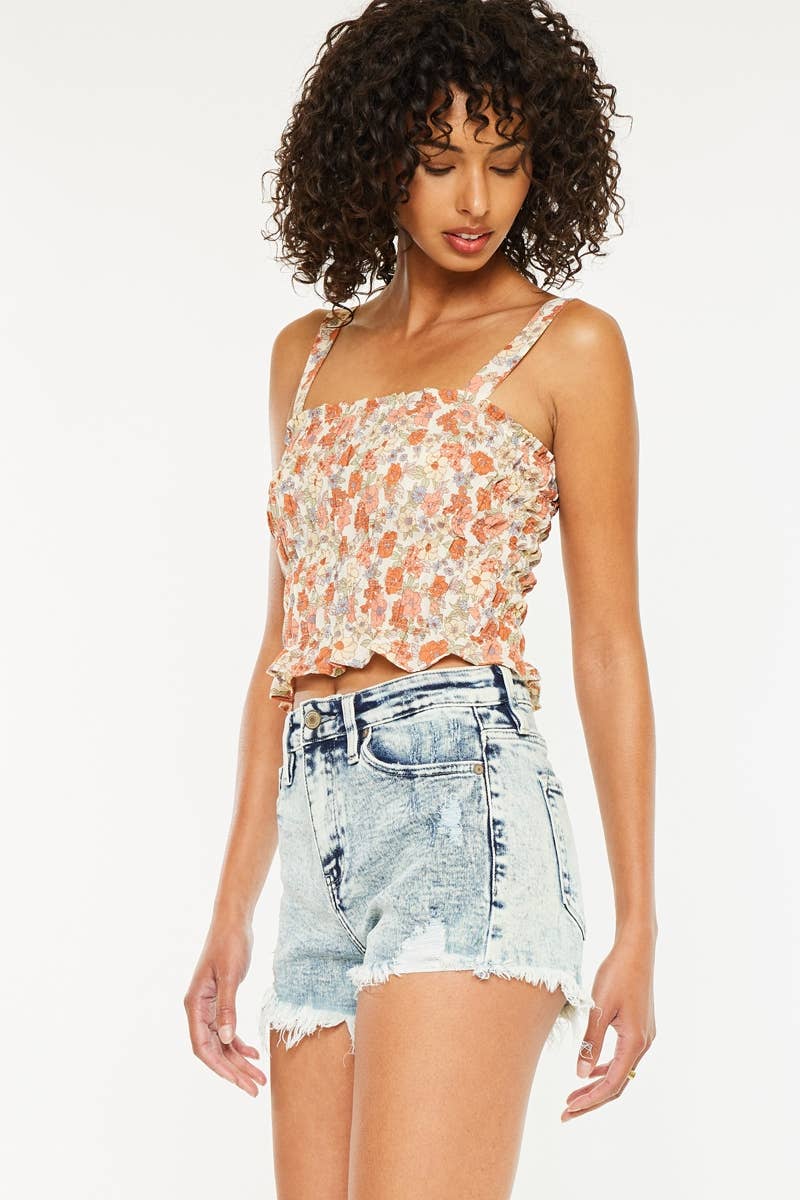 HR Fray Denim Shorts