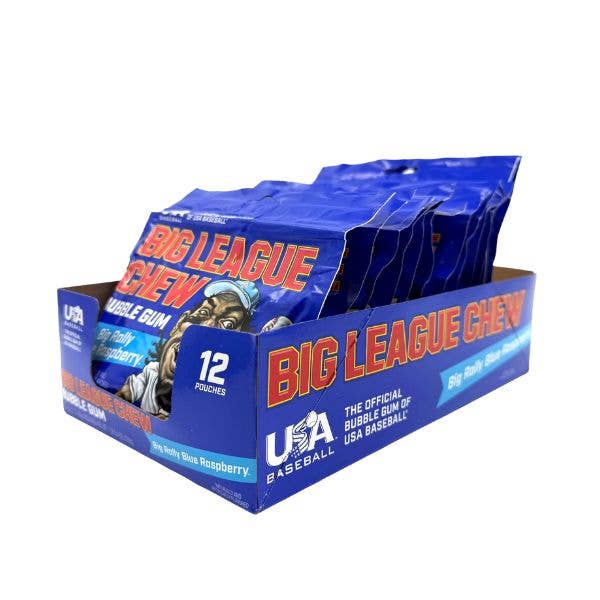 Big League Chew Big Rally Blue Raspberry Gum