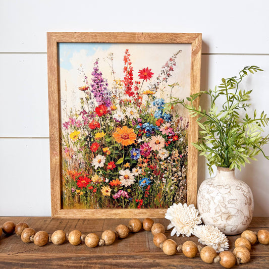 Wildflowers Wall Art - 8x10