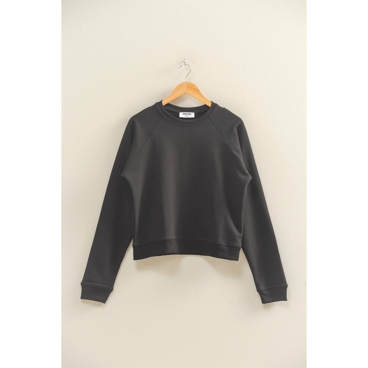 Raglan Sleeve Pullover Sweatshirt