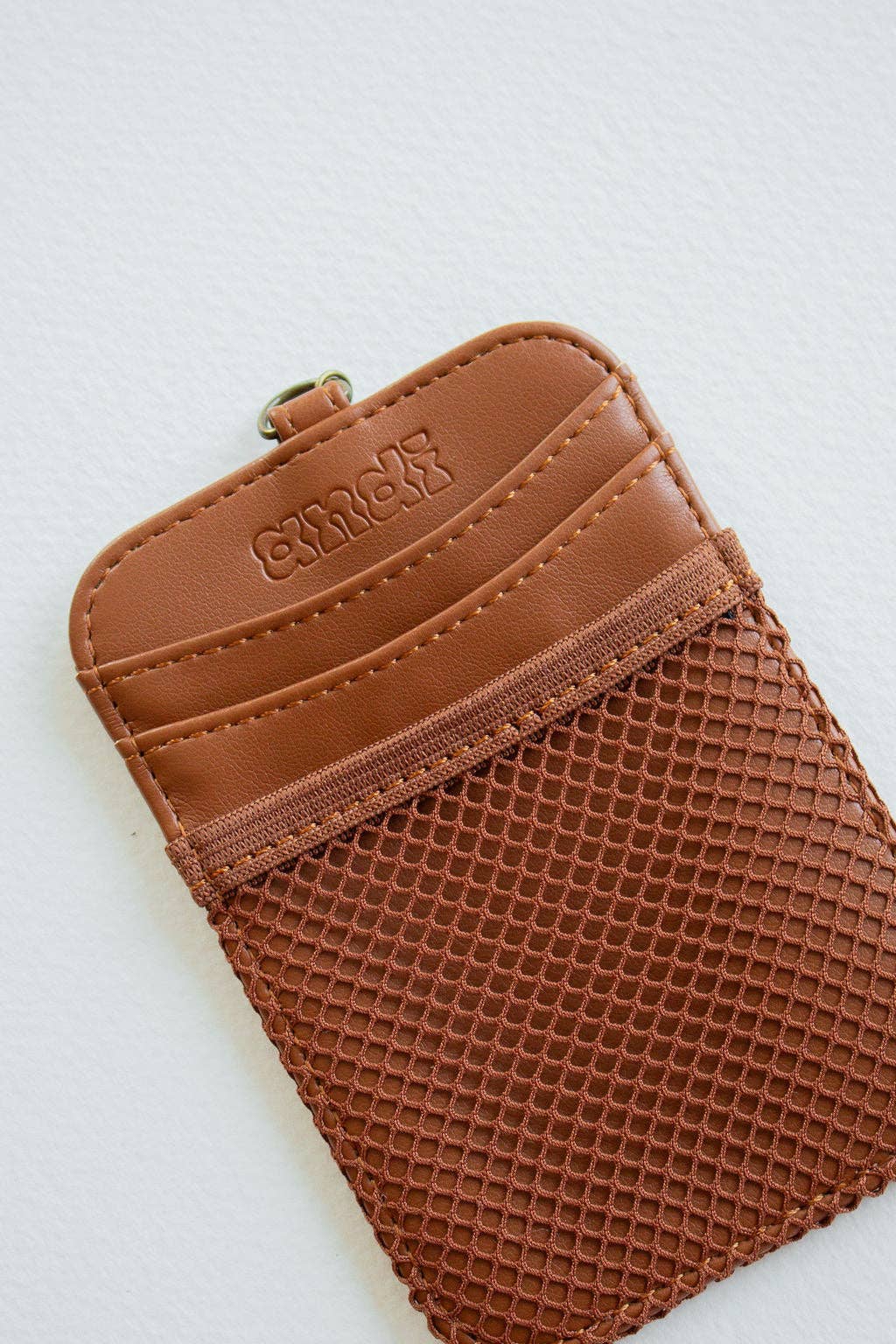 ID Badge Holder: Brown