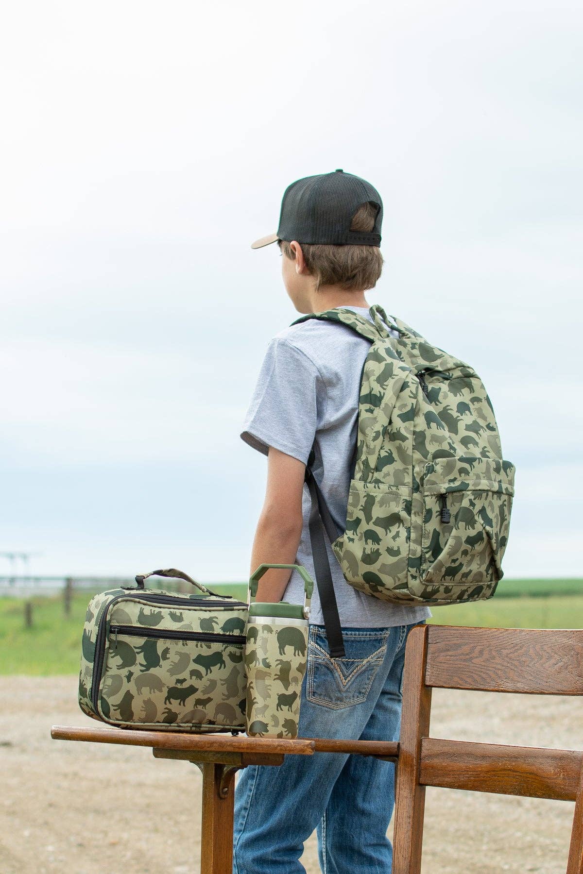 Pig Camo Lunch Bag