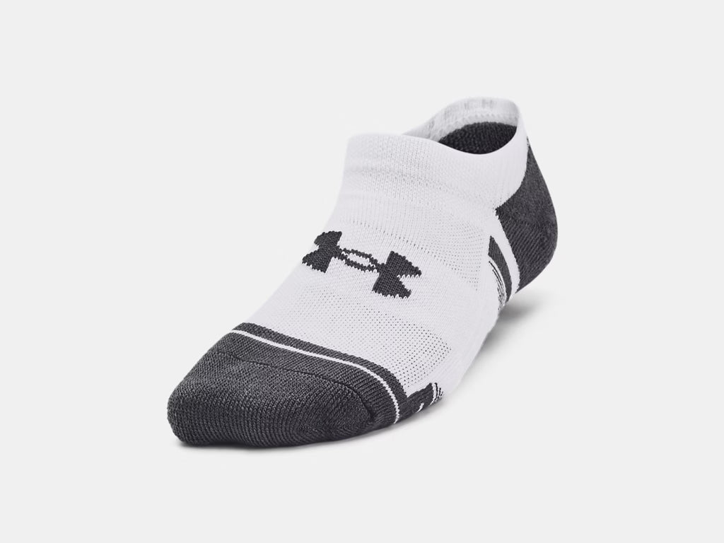 UA Performance Tech Kids' 3-Pack No Show Socks