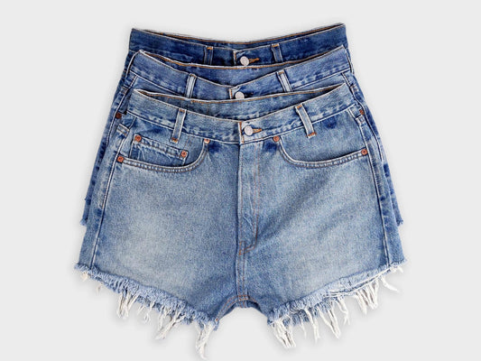 Upcycled Denim Shorts