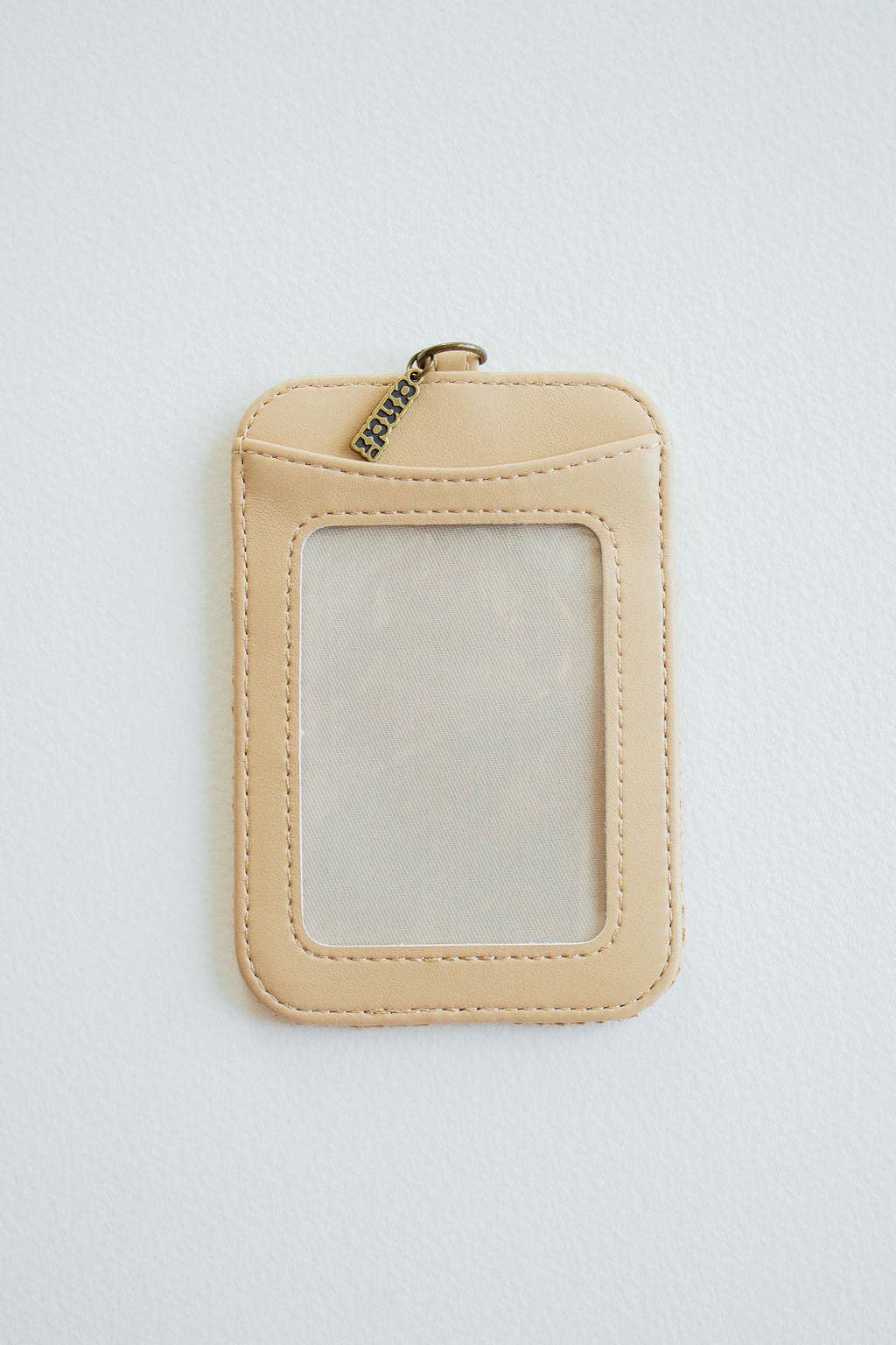 ID Badge Holder: Brown