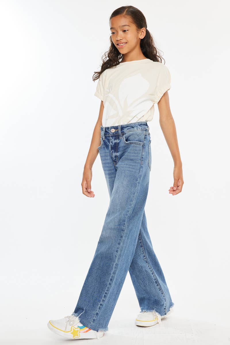 Youth Kancan High Rise Slim Wide Jeans