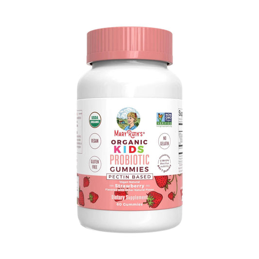 Strawberry Organic Kids Probiotic Gummies, Pectin Based