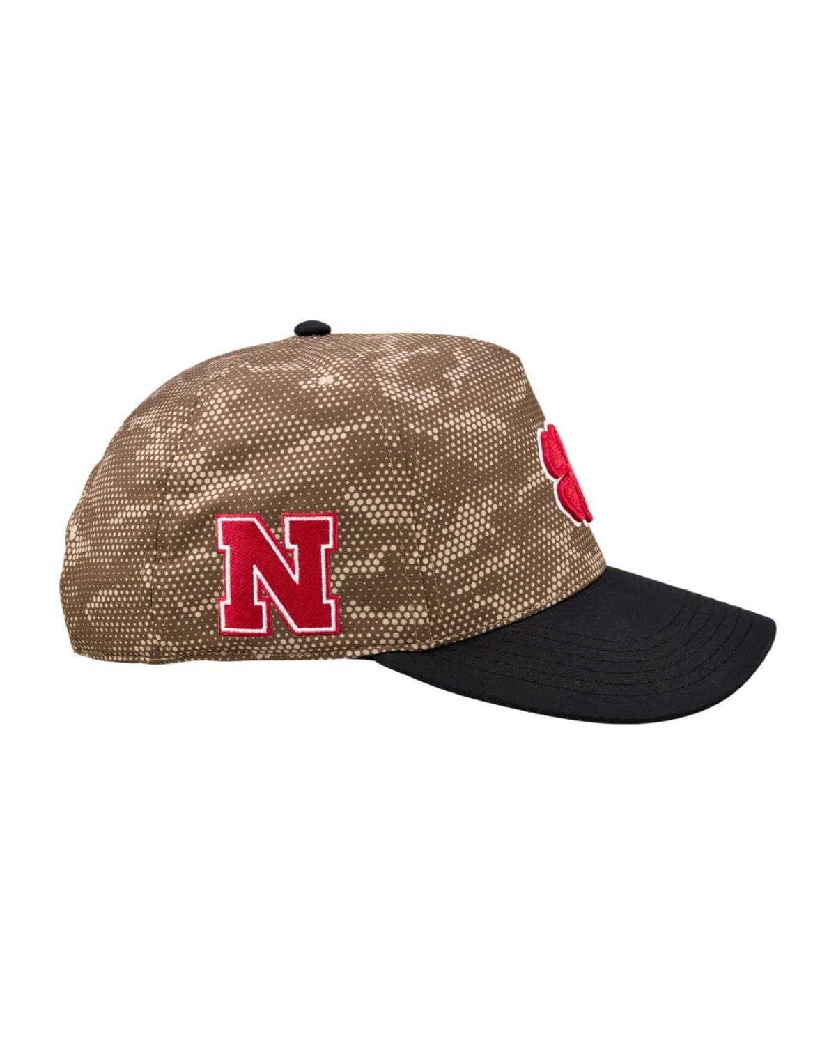 University of Nebraska Victory - Red and Camo NU Hat: SNAPBACK