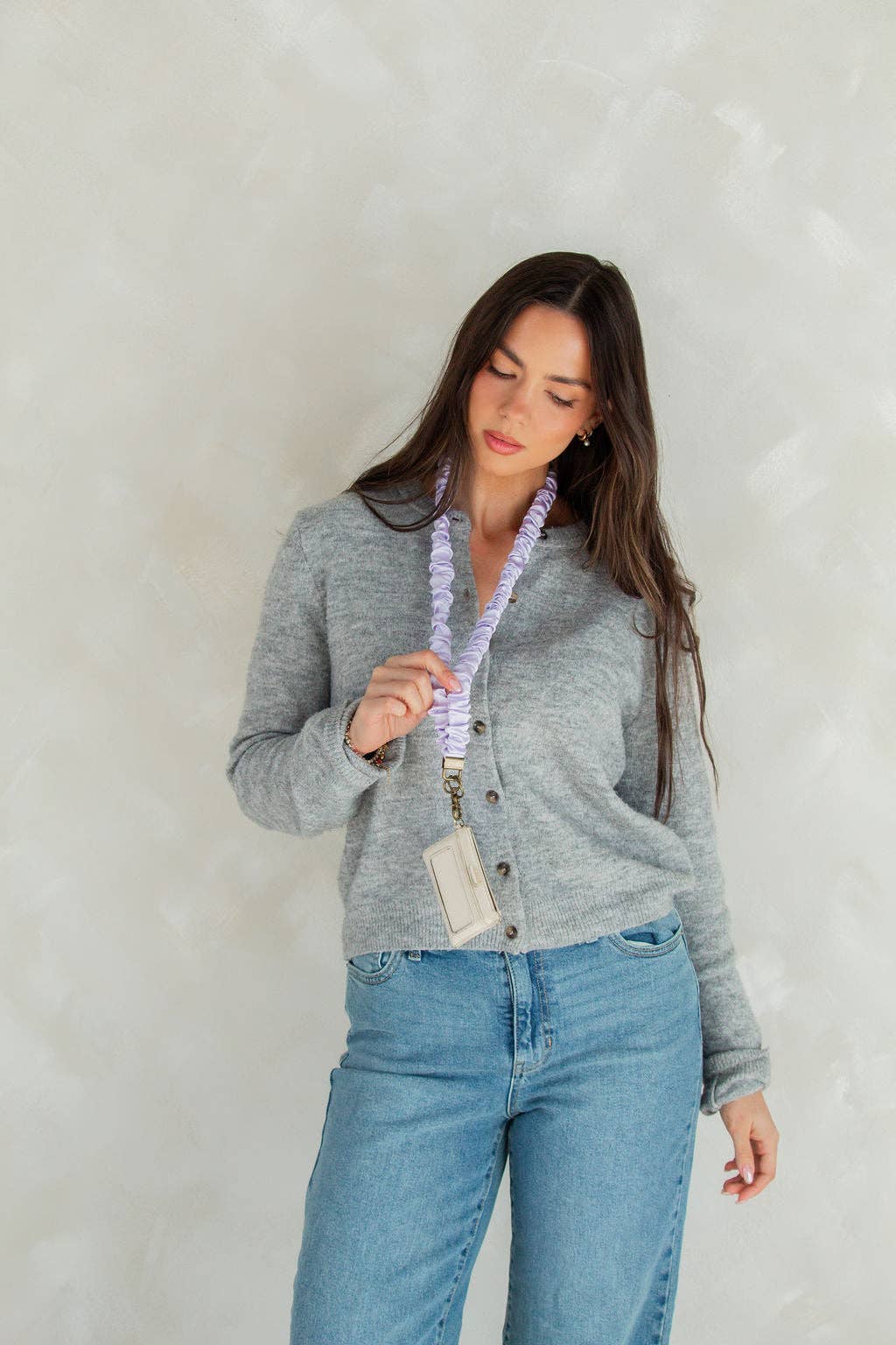 Lavender Dreams Satin Lanyard