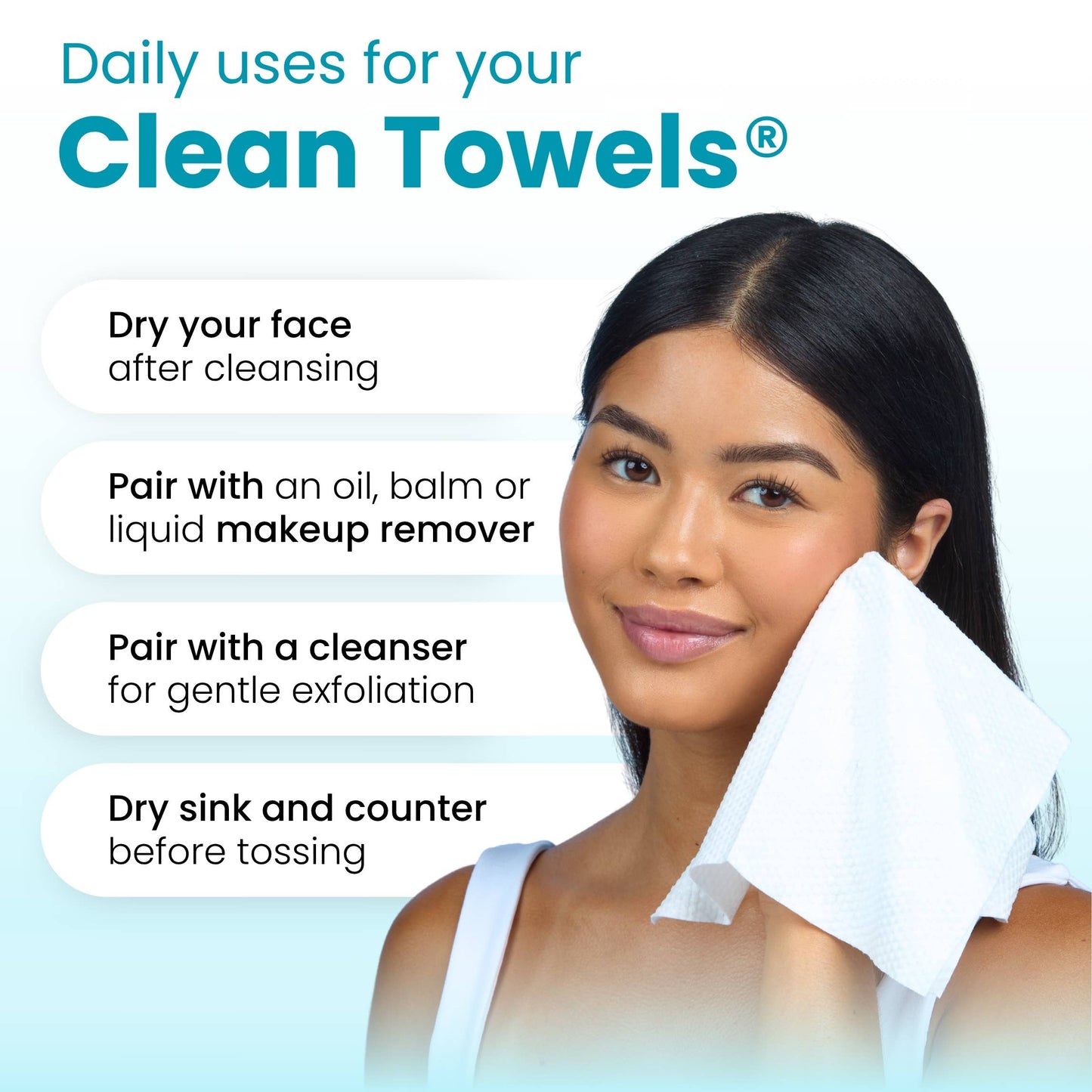 Clean Towels™ Blemish Control, 50 Count