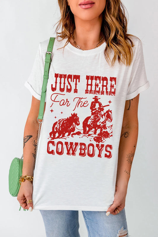 Here for the Cowboys Tee