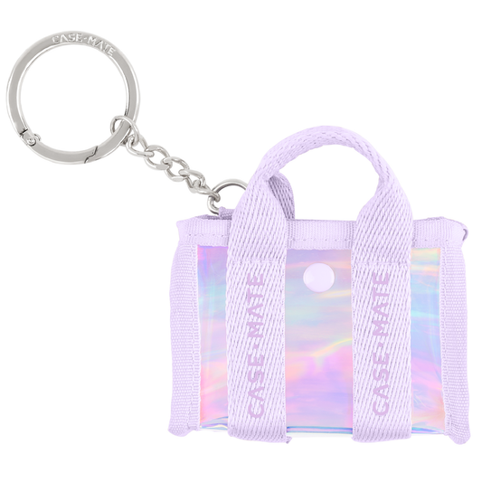 Tini Tote Keychain Charm: Iridescent