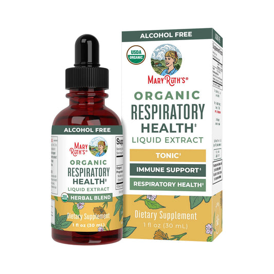 Vegan Organic Respiratory Health Liquid Extract Herbal Blend