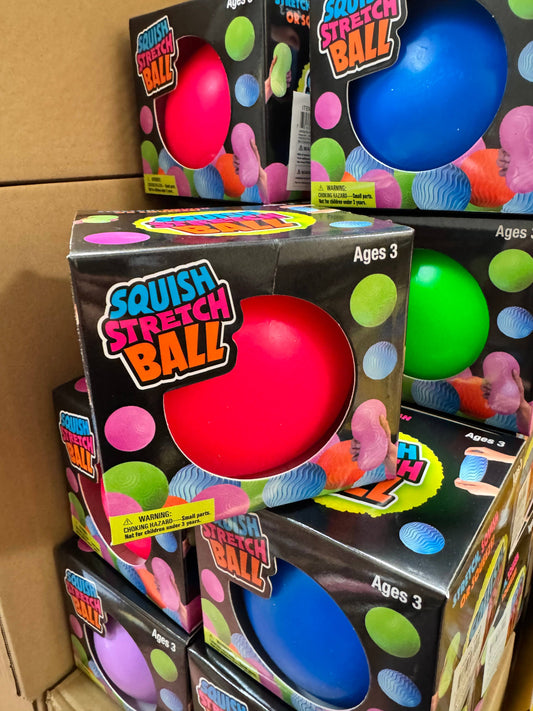 Squish Stretch Ball | Neon Sensory Stress Ball