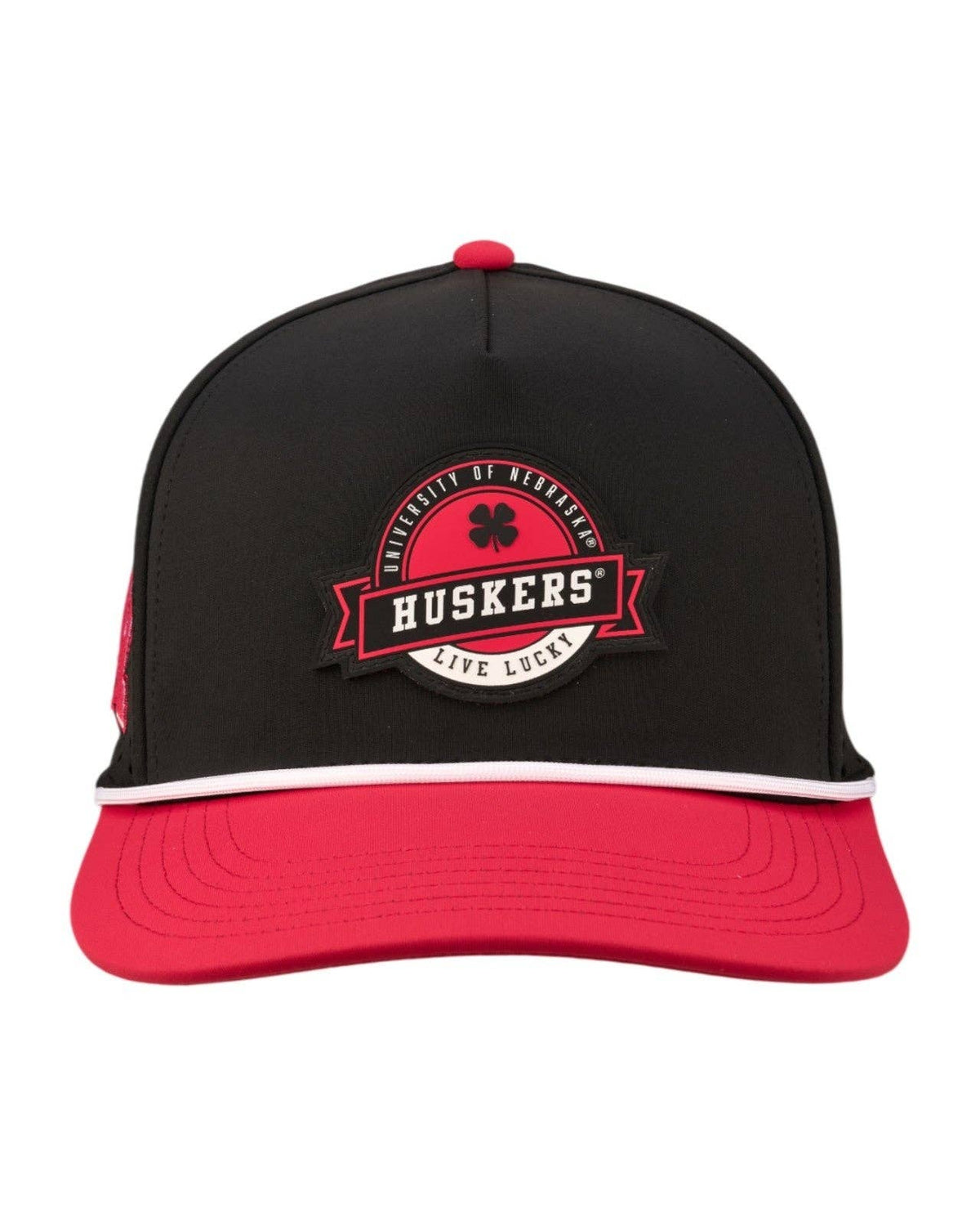 University of Nebraska Blitz - Black and Red NU Hat: SNAPBACK