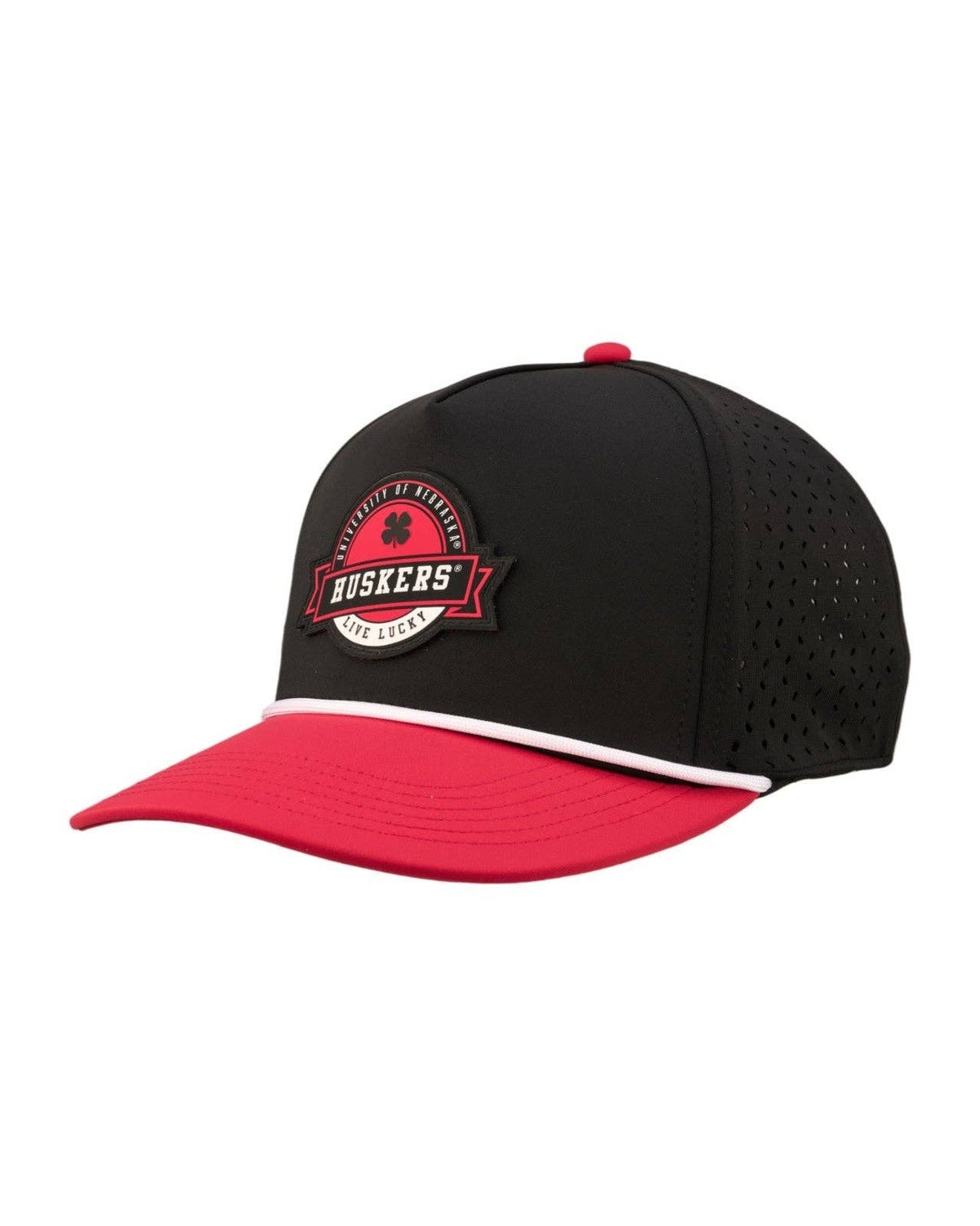 University of Nebraska Blitz - Black and Red NU Hat: SNAPBACK