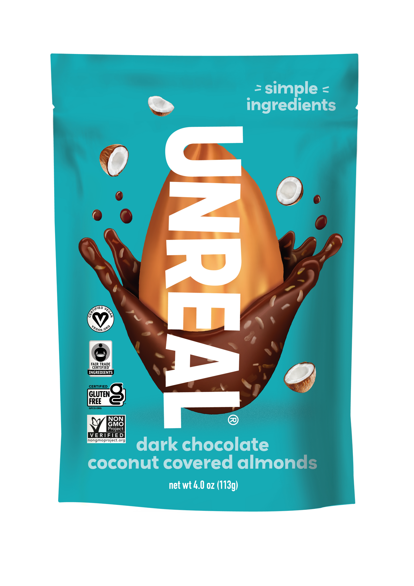 Dark Chocolate Coconut Covered Almonds