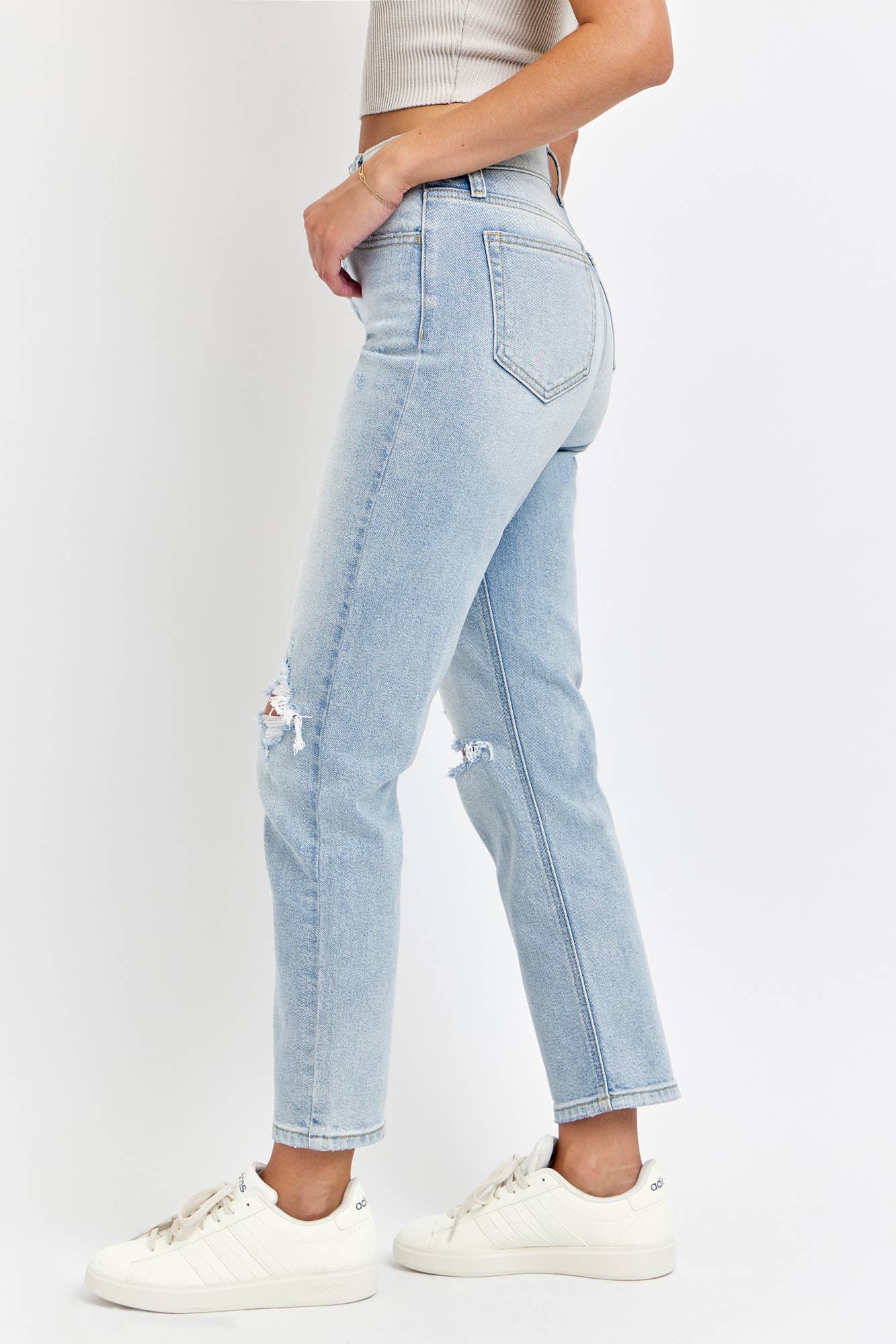 HR Straight Back Pockets Jeans
