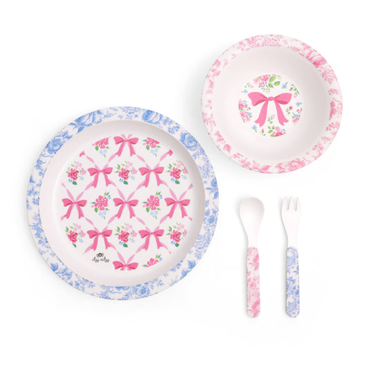 Itzy Bistro™ - 4 piece dining set: Robbons & Roses