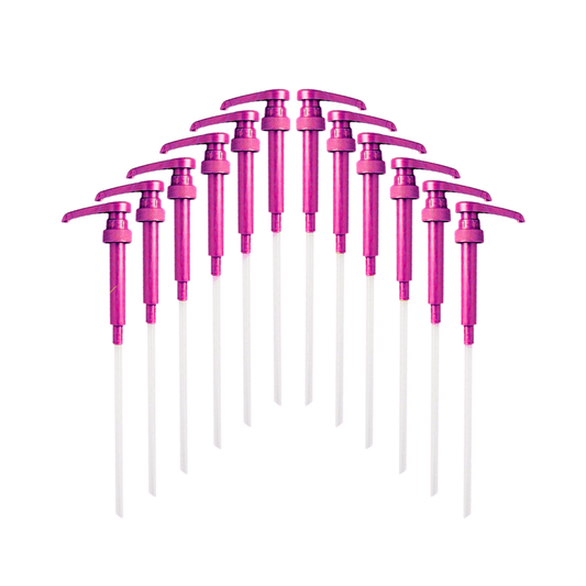 Pink Syrup Pump for 750ml Syrup Bottle