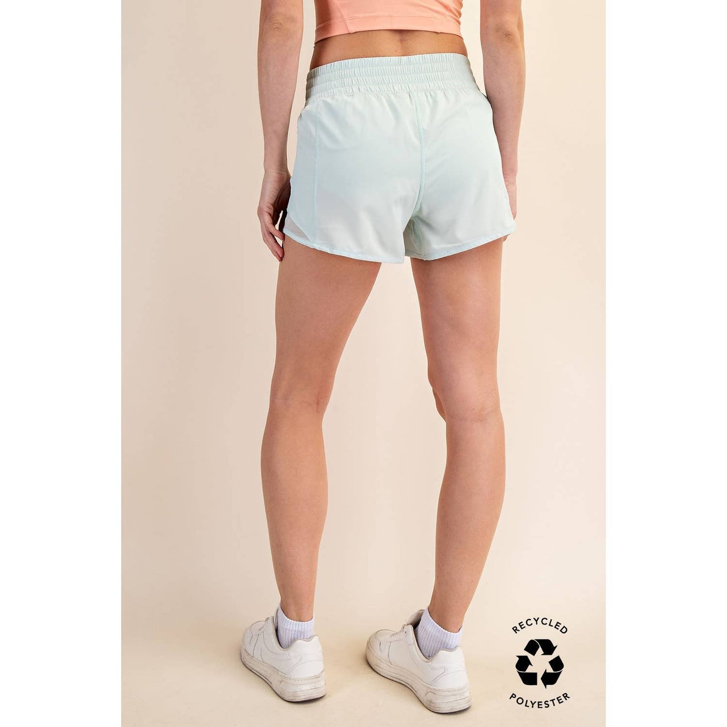 3INCH STRETCH WOVEN EXERCISE SHORTS: Kelly Green / S-M-L-XL(2-2-2-2)