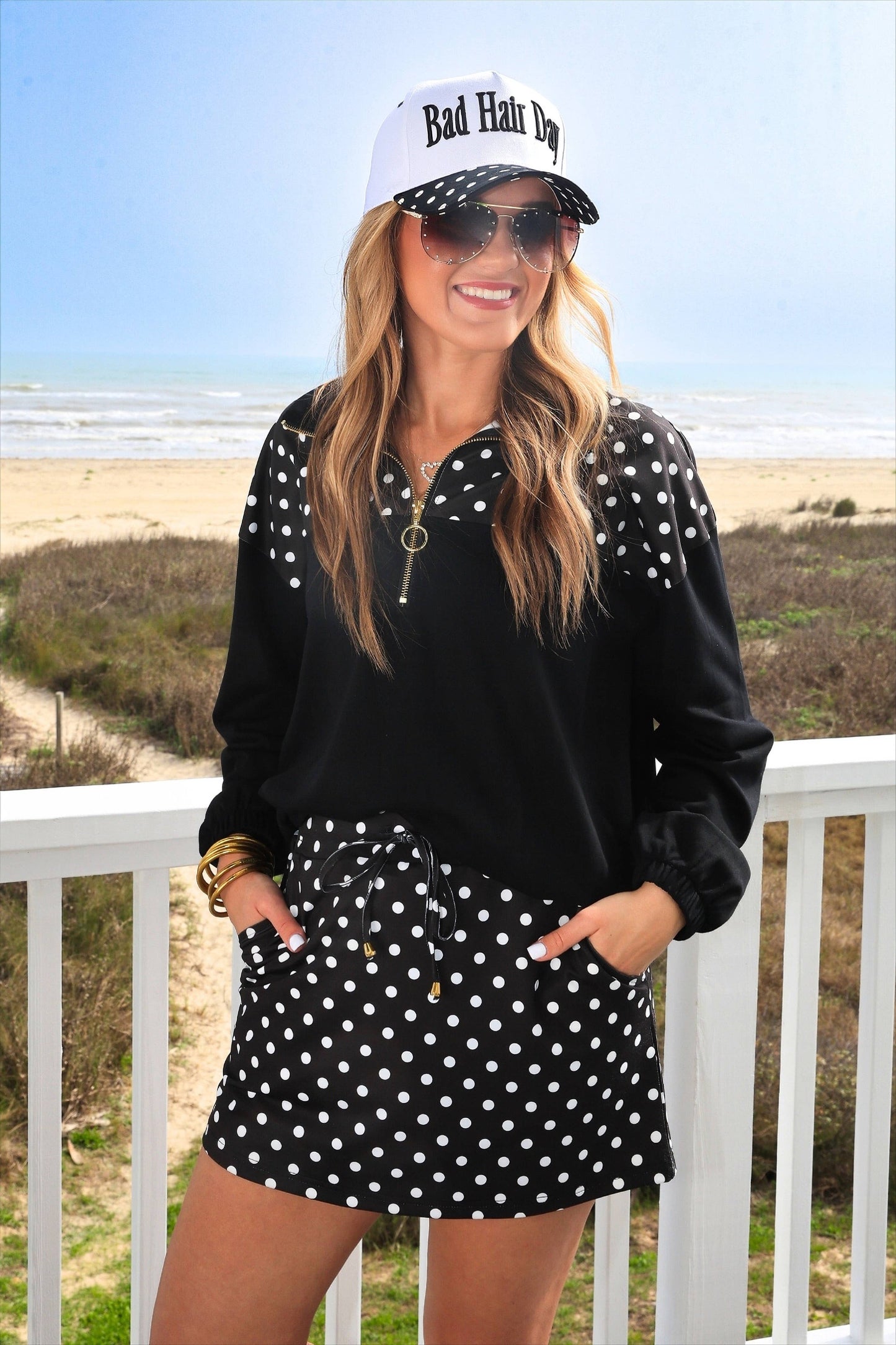 Polka Dot Skort