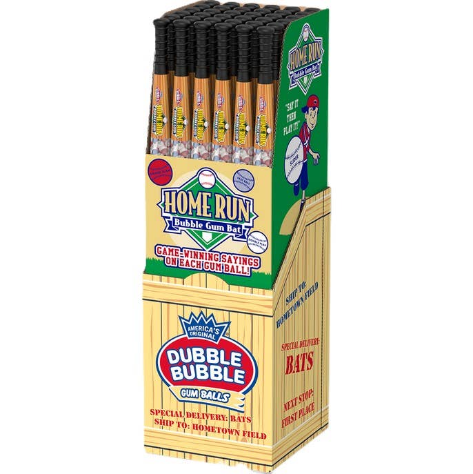 Double Bubble Homerun Gumball Baseball Bat